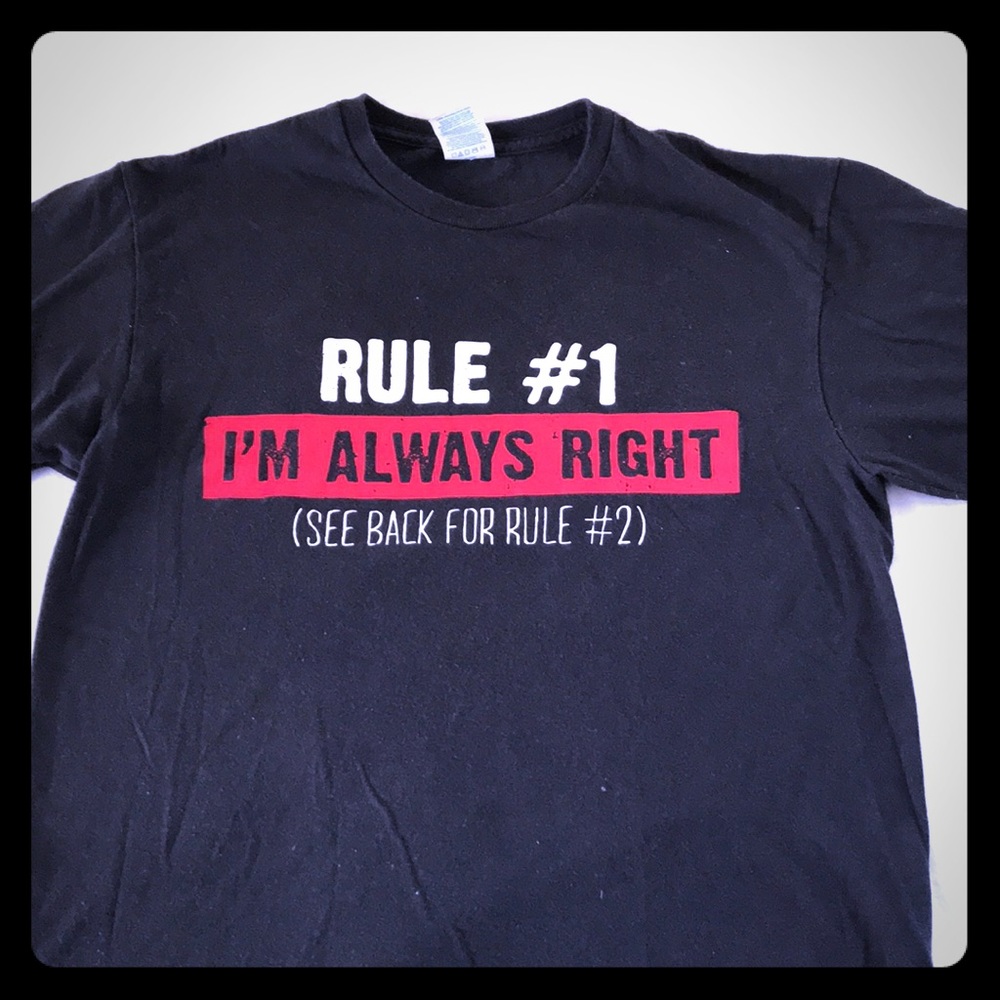 Delta "Rule #1" Graphic Tee Men's M